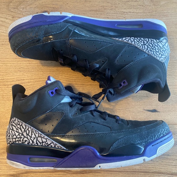 Nike Son of Mars Low Black Grape Men’s 13 Preowned - Picture 9 of 9